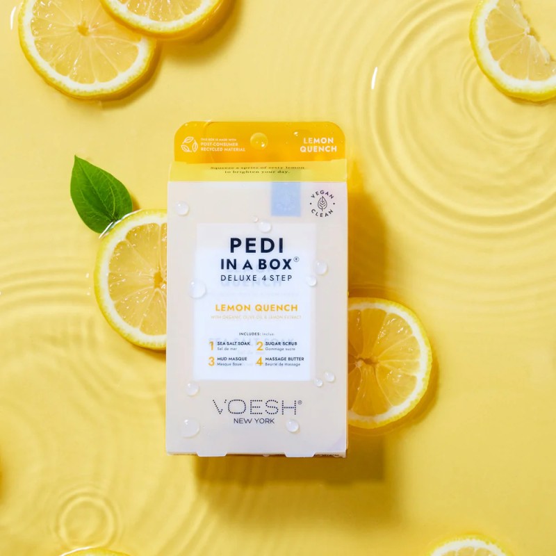 Pedi in a Box Lemon Quench – Pedicura Revitalizante con Limón