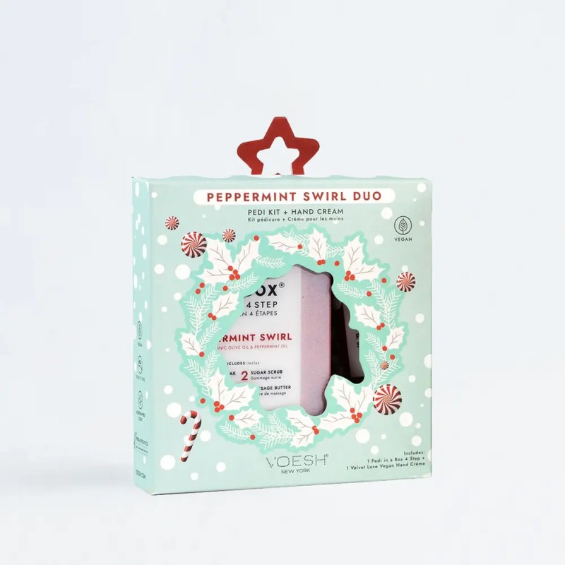 Peppermint Swirl Duo – Set Navideño Hidratante con Menta