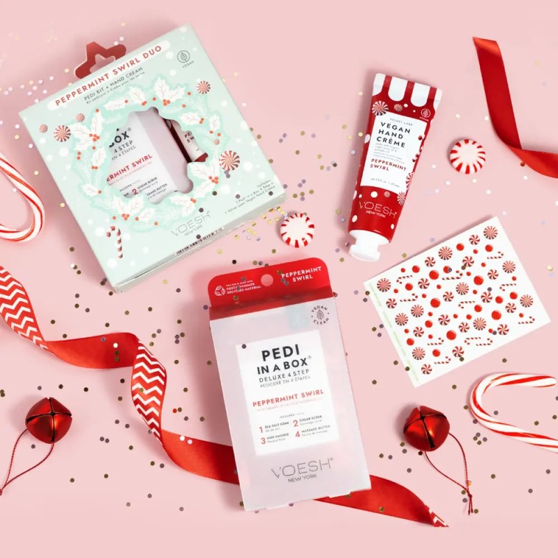 Peppermint Swirl Duo – Set Navideño Hidratante con Menta