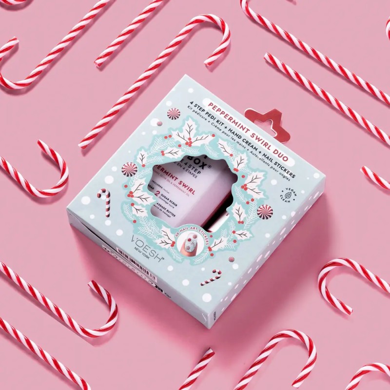 Peppermint Swirl Duo – Set Navideño Hidratante con Menta