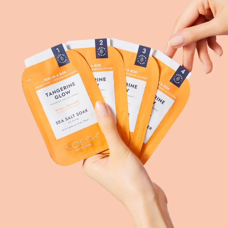 Pedi in a Box Tangerine Glow – Pedicura Revitalizante con Mandarina