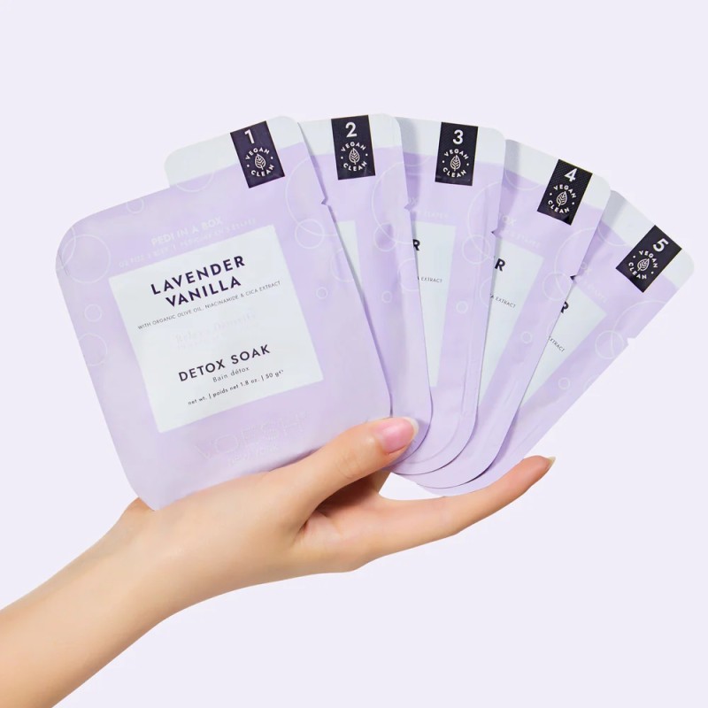 Pedi in a Box O2 Fizz Lavender Vanilla – Pedicura Relajante y Detox