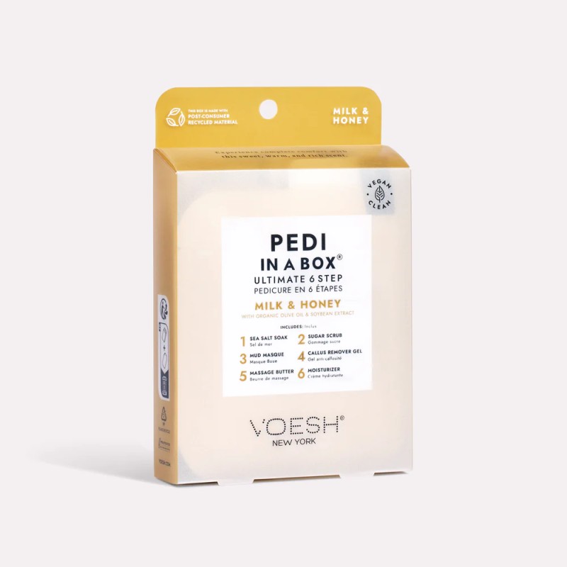 Pedi in a Box Ultimate 6 Step Milk & Honey – Pedicura Hidratante