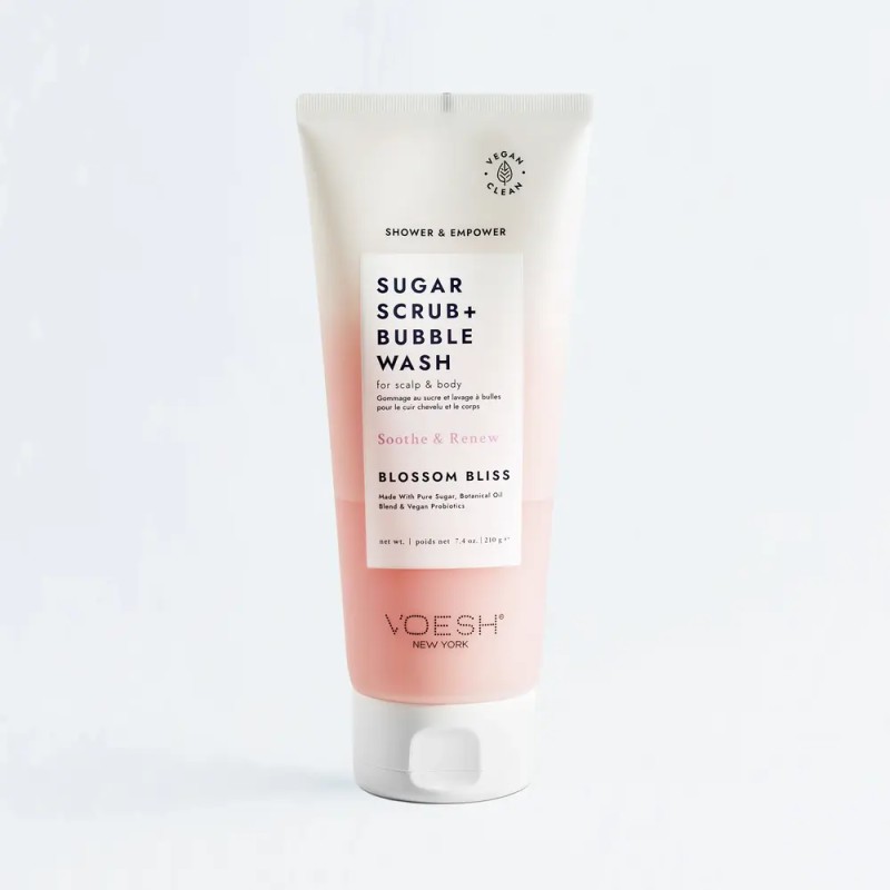 Sugar Scrub + Bubble Wash Blossom Bliss – Exfoliante y Gel 2 en 1