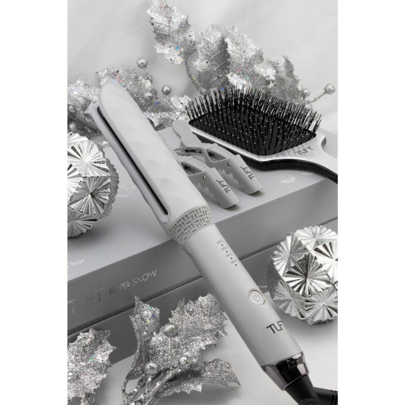 TUFT Curl Bar Silver Snow Set – Edición Limitada