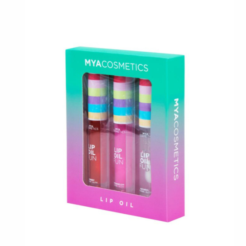 MYA Cosmetics Lip Oil Trio | Set 3 Aceites Labiales Glossin Glow
