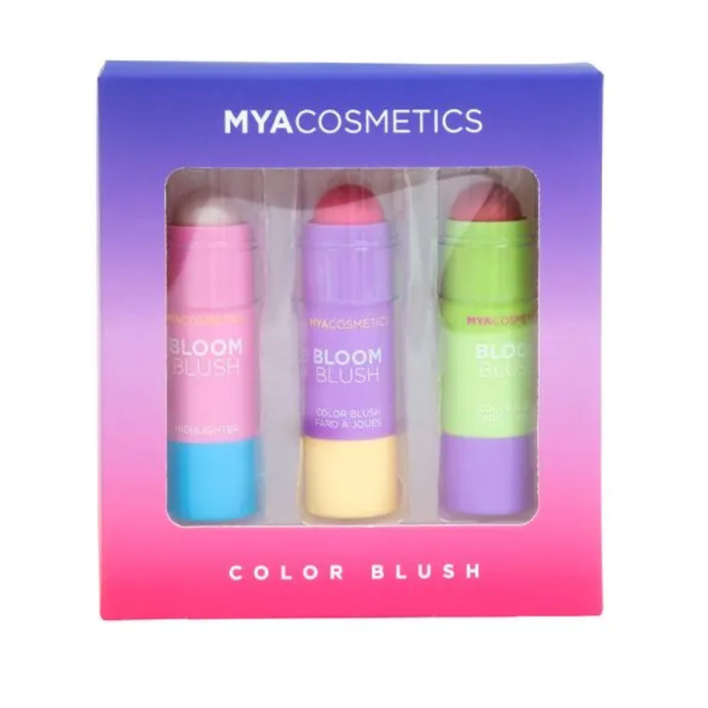MYA Bloom Blush Iluminador | Set de rubores + iluminador