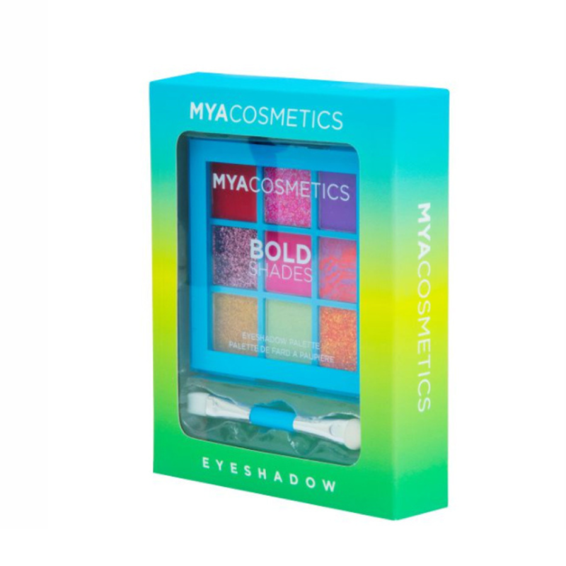 MYA Bold Shades Palette | Paleta de Sombras 9 Colores Intensos
