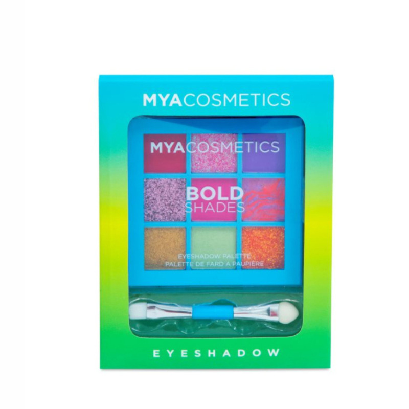 MYA Bold Shades Palette | Paleta de Sombras 9 Colores Intensos