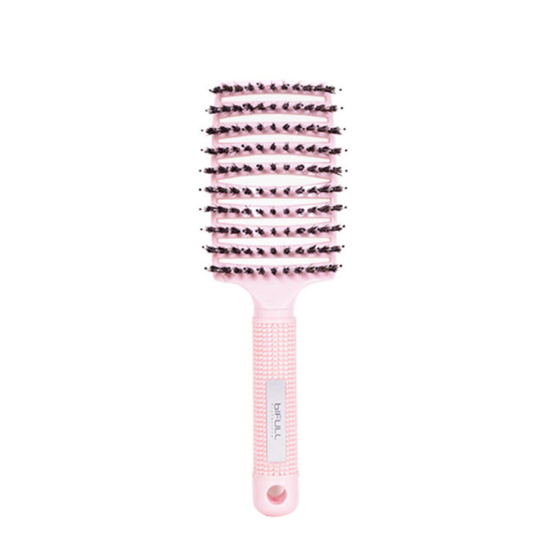 Cepillo Total Brush Rosa | Antifrizz Cerdas de Jabalí y Nylon