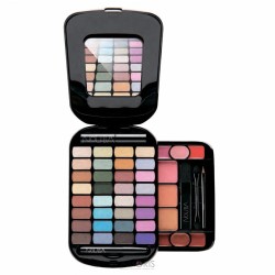 MYA Kit Profesional de Maquillaje 32 Sombras y 6 Labiales