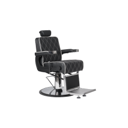 Sillón de Barbería TEMPLE Black · Profesional y Reclinable