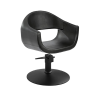 Silla de Peluquería GLAM Black · Base Redonda · Profesional