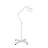 Lámpara lupa LED 5 dioptrías con base y brazo articulado