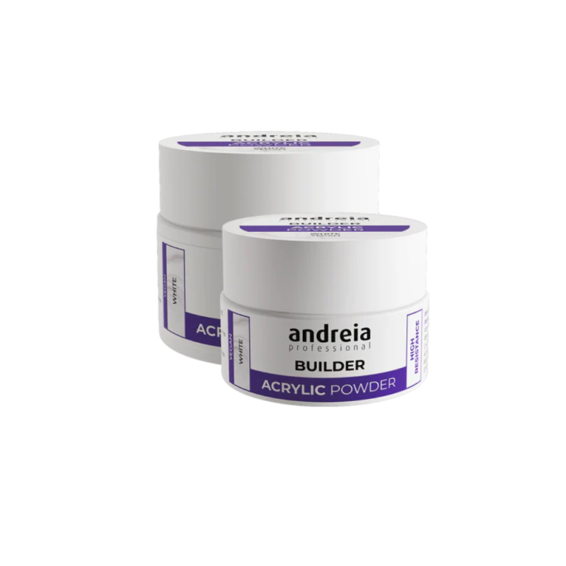 Acrylic Powder White – Polvo acrílico blanco para uñas profesionales