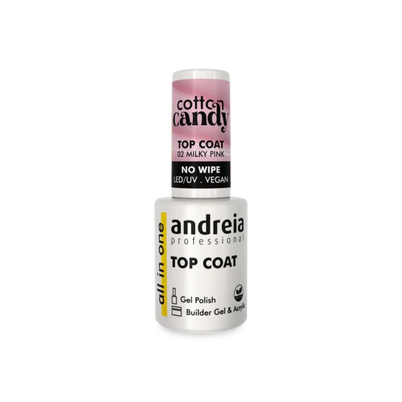 All in One Cotton Candy Milky Pink – Gel uñas baby boomer y francés