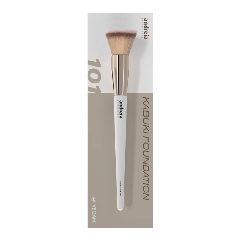 101 Kabuki Foundation Brush – Pincel Kabuki para Base de Maquillaje