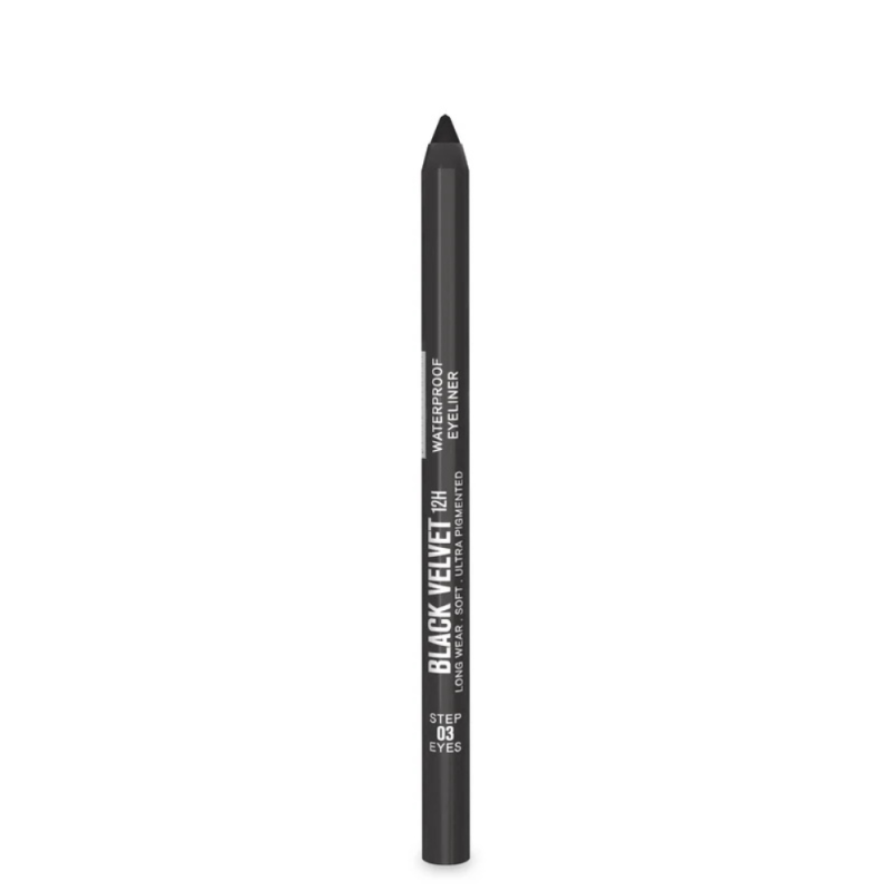12H – Eyeliner Waterproof Negro Mate Intenso