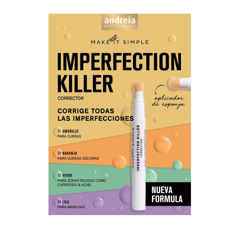 Imperfection Killer Corrector Andreia – Corrector Alta Cobertura