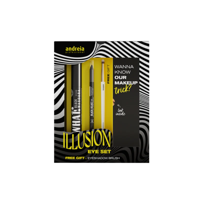 Illusion Eye Set – Máscara, Eyeliner Waterproof y Pincel