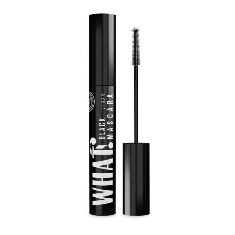 WHAT? Mascara – Máscara de Pestañas Vegana de Volumen y Definición