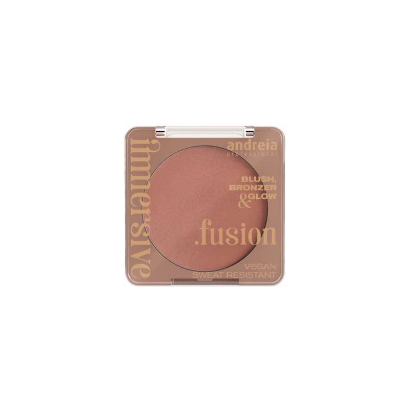 Immersive Fusion 3 en 1 – Blush, Bronzer e Iluminador de Larga Duración