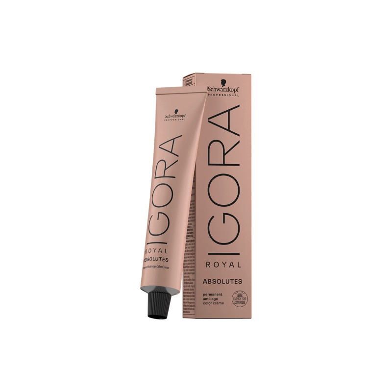 Igora Royal Absolutes Schwarzkopf – Tinte Permanente Profesional para Canas (Cobertura 100%)