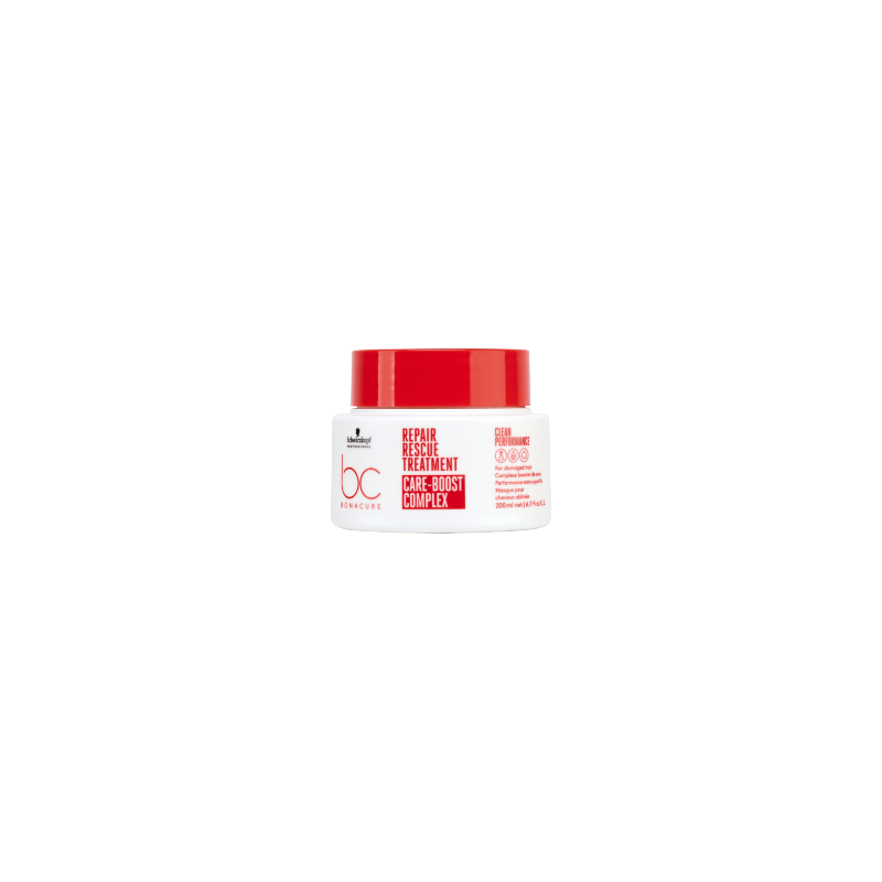 Bonacure Repair Rescue Tratamiento 200ml Schwarzkopf – Mascarilla Reparadora Intensiva Cabello Dañado