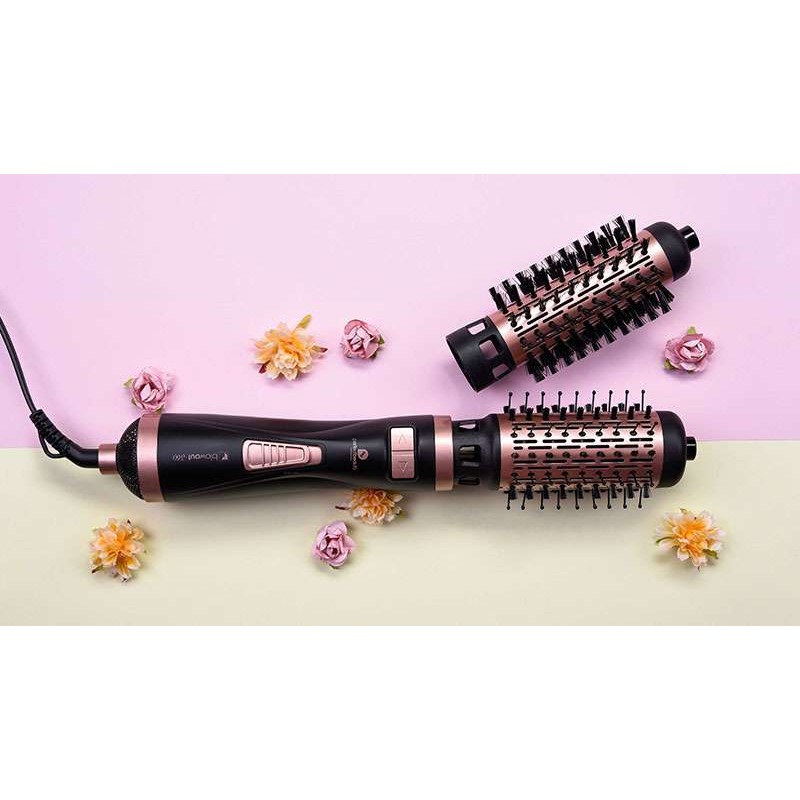 Cepillo Rotatorio 2 en 1 – Secador y Voluminizador 1000W Iónico