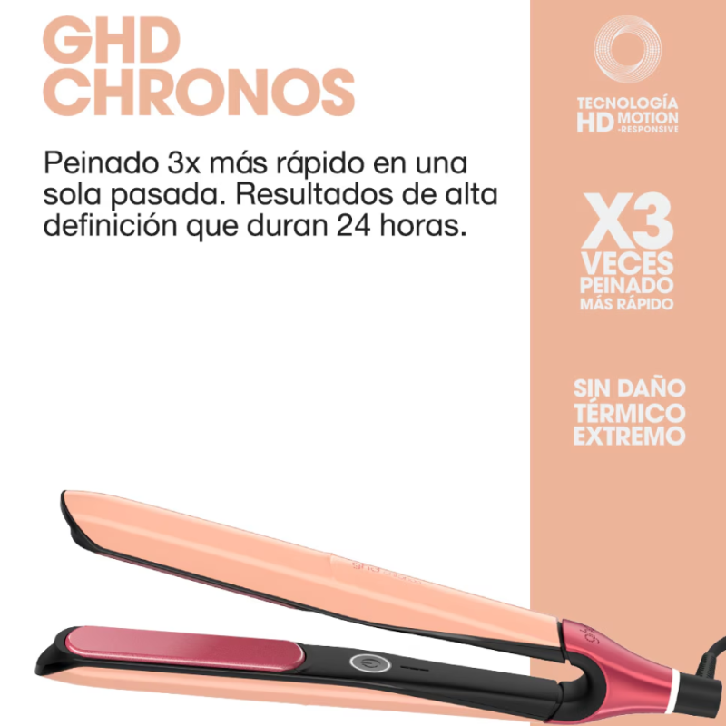 ghd Chronos Jelly Collection – Plancha Profesional de Pelo Edición Limitada Sun-Kissed Peach