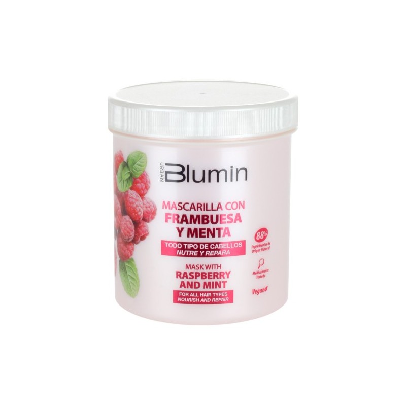 Blumin Mascarilla capilar protectora. Frambuesa y menta 700 ml