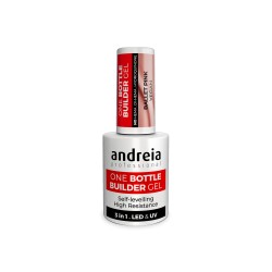 Andreia One Bottle Builder Gel 3 in 1 Ballet Pink 14 ml | Gel Constructor Baja Viscosidad