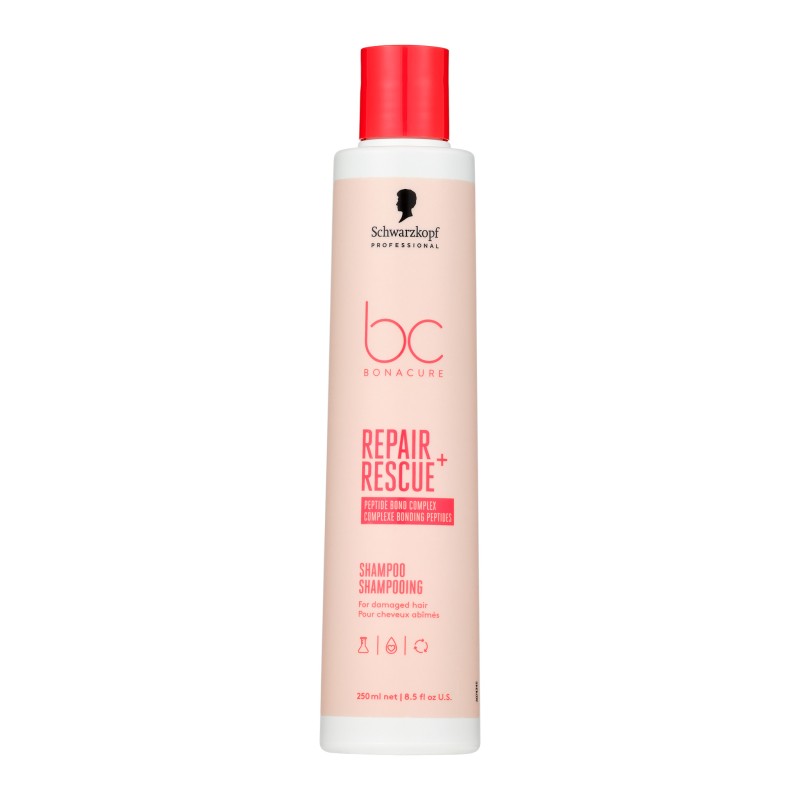Bonacure Repair Rescue Schwarzkopf – Champú Reparador Intensivo para Cabello Dañado