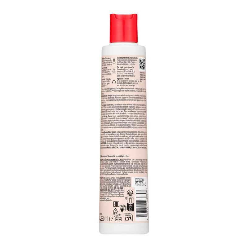 Bonacure Repair Rescue Schwarzkopf – Champú Reparador Intensivo para Cabello Dañado