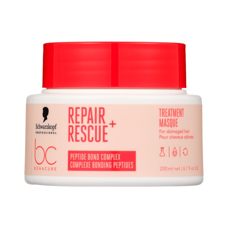 Bonacure Repair Rescue Tratamiento 200ml Schwarzkopf – Mascarilla Reparadora Intensiva Cabello Dañado