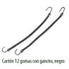 GOMA CON GANCHO NEGRO