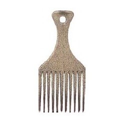 PEINE AFRO MADERA MINI 11 PUAS